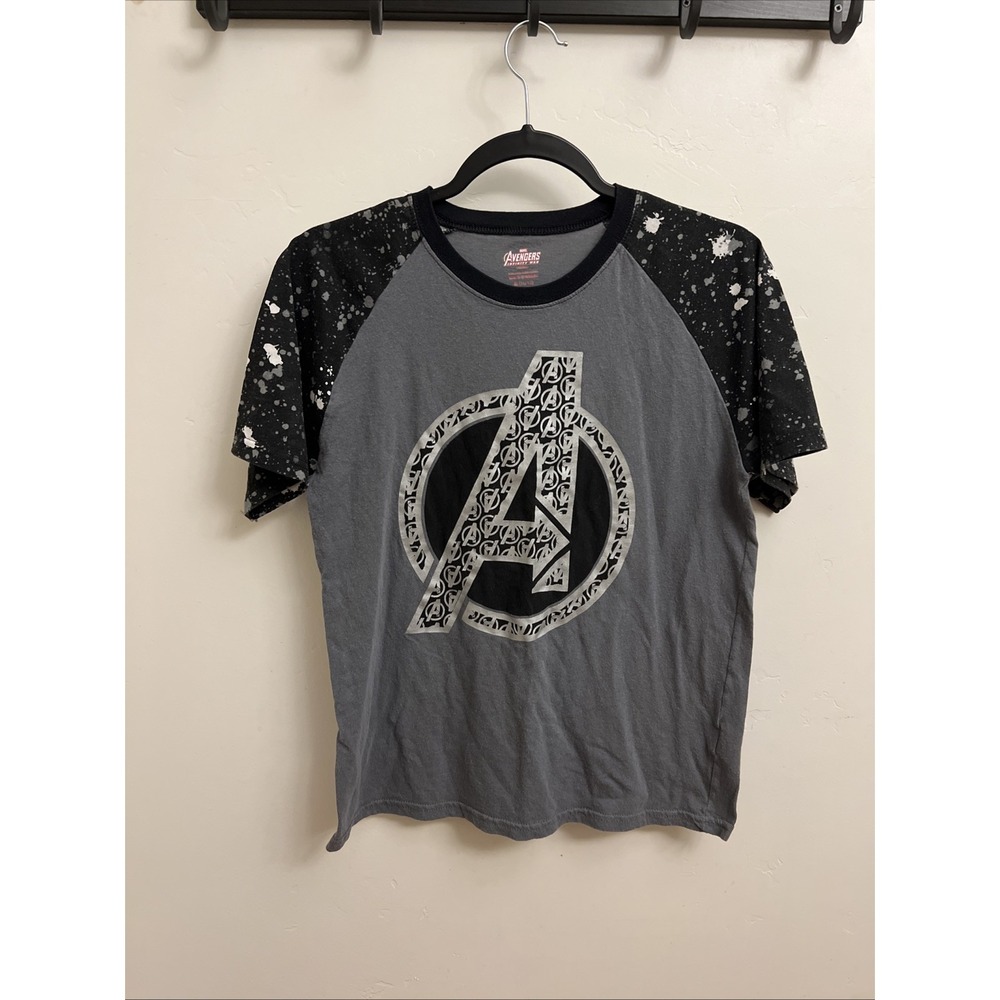 Youth Avengers Tshirt Gray Sz Md 10/12